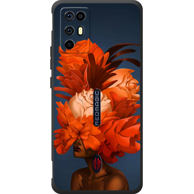Чохол BoxFace Nubia RedMagic 6R Exquisite Orange Flowers
