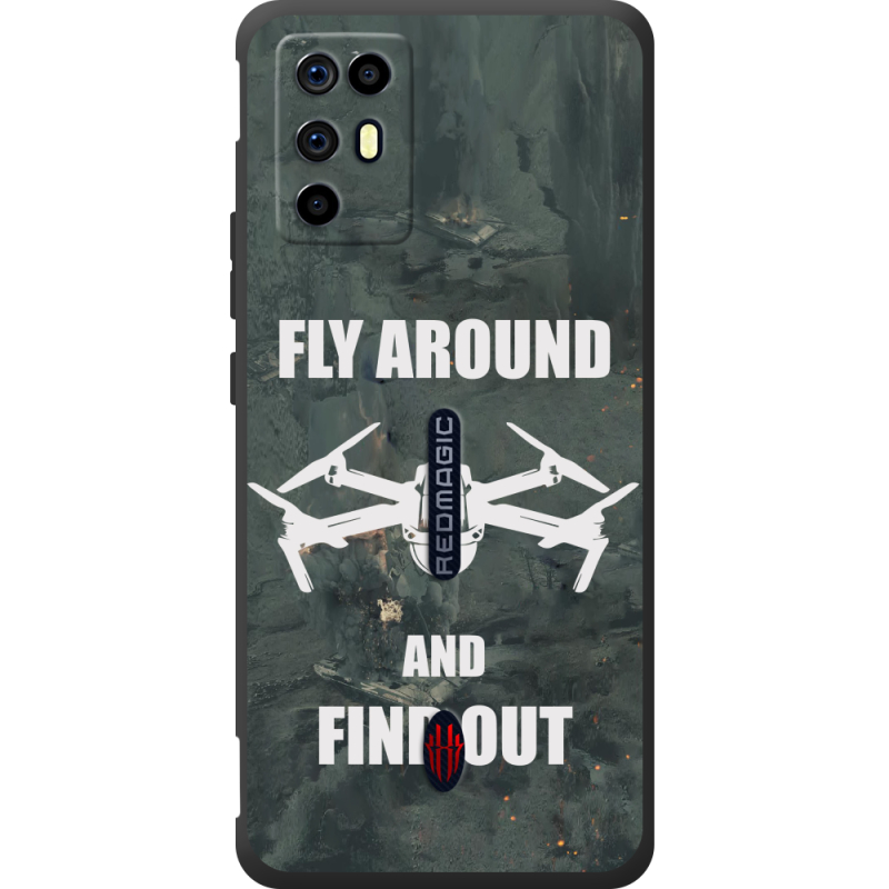Чохол BoxFace Nubia RedMagic 6R Дрон Fly Around