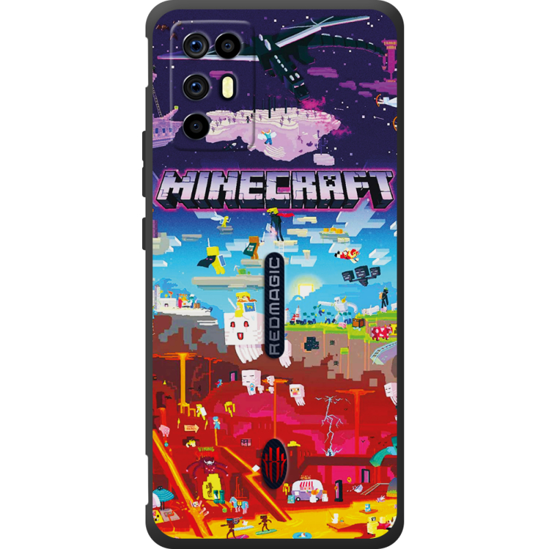 Чохол BoxFace Nubia RedMagic 6R Minecraft World Beyond