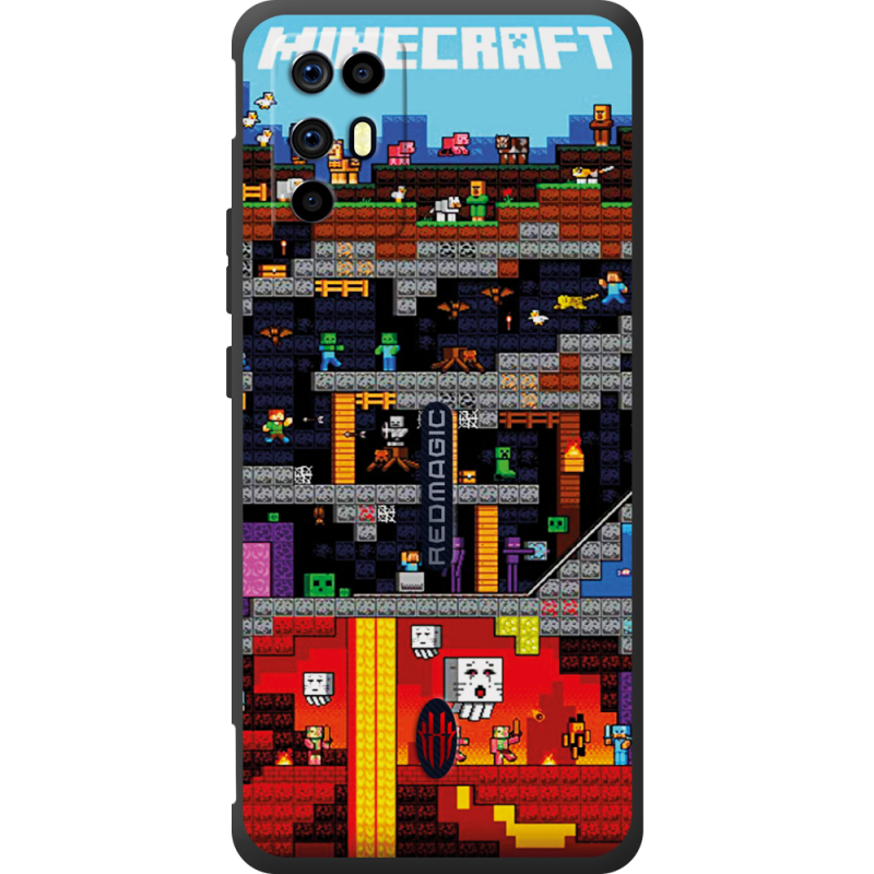 Чохол BoxFace Nubia RedMagic 6R Minecraft Lode Runner