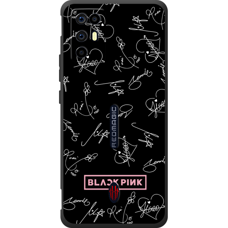 Чохол BoxFace Nubia RedMagic 6R Blackpink автограф