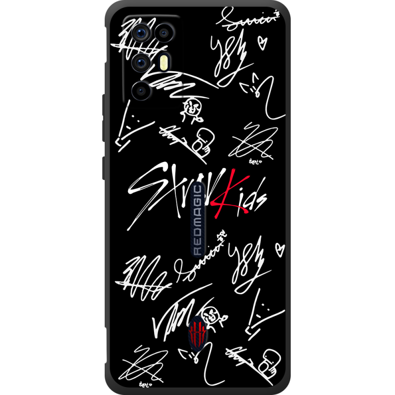 Чохол BoxFace Nubia RedMagic 6R Stray Kids автограф