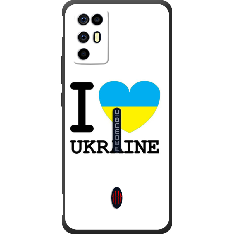 Чохол BoxFace Nubia RedMagic 6R I love Ukraine
