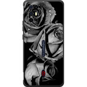 Чохол BoxFace Nubia RedMagic 6R Black and White Roses