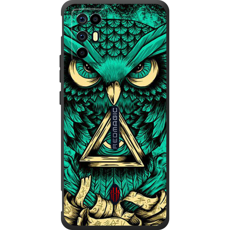 Чохол BoxFace Nubia RedMagic 6R Masonic Owl