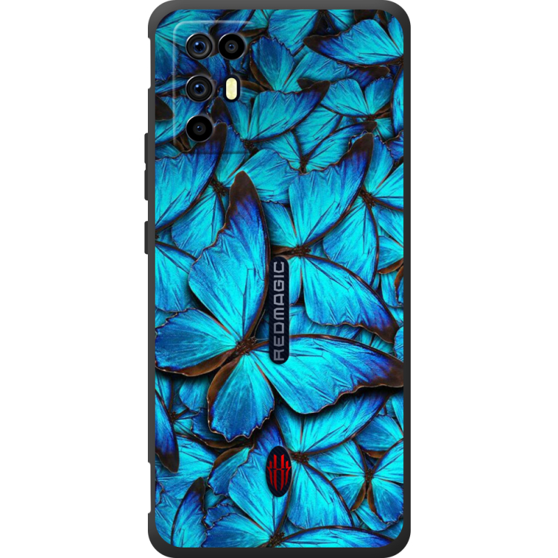 Чохол BoxFace Nubia RedMagic 6R лазурные бабочки