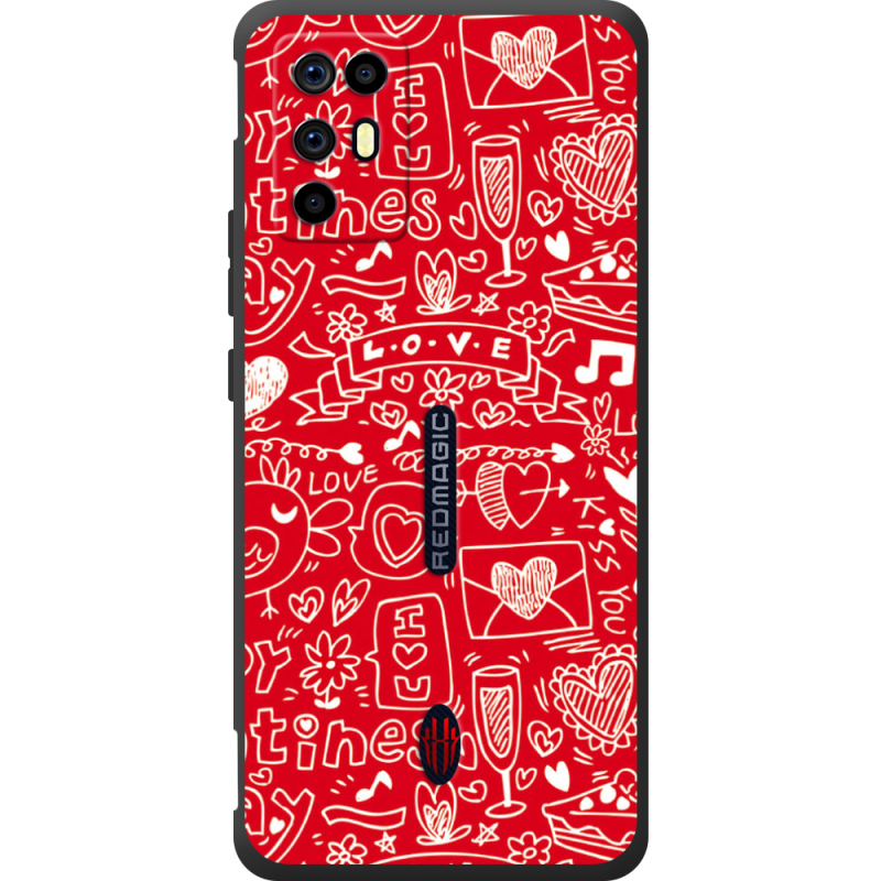 Чохол BoxFace Nubia RedMagic 6R Happy Valentines