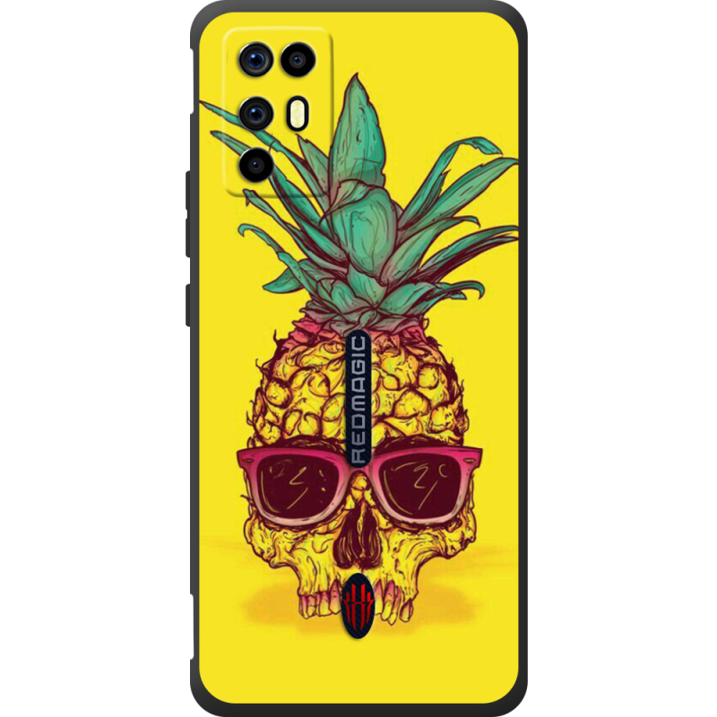 Чохол BoxFace Nubia RedMagic 6R Pineapple Skull