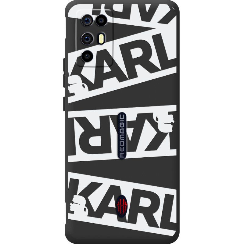 Чорний чохол BoxFace Nubia RedMagic 6R White Karl