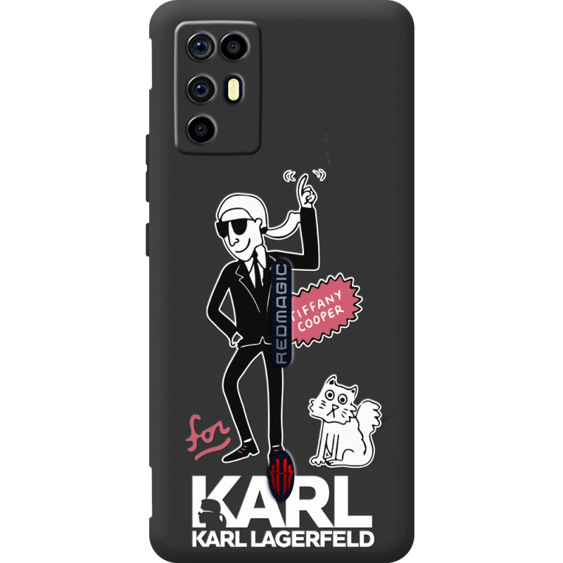 Чорний чохол BoxFace Nubia RedMagic 6R For Karl