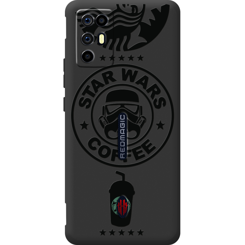 Чорний чохол BoxFace Nubia RedMagic 6R Dark Coffee