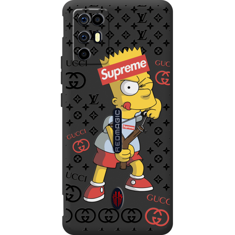 Чорний чохол BoxFace Nubia RedMagic 6R Yellow Fun