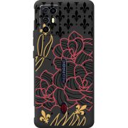 Чорний чохол BoxFace Nubia RedMagic 6R FranceFlowers