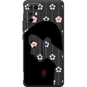 Чорний чохол BoxFace Nubia RedMagic 6R Flower Hair