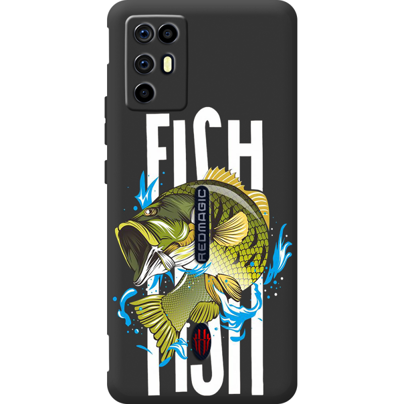 Чорний чохол BoxFace Nubia RedMagic 6R Fish
