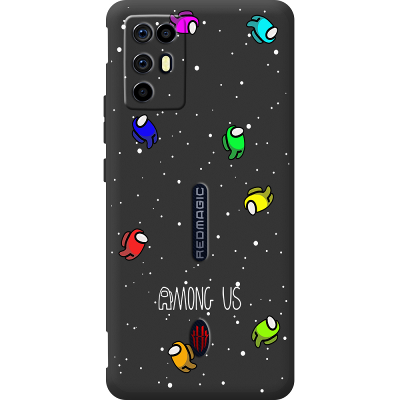 Чорний чохол BoxFace Nubia RedMagic 6R Among Us Invisible