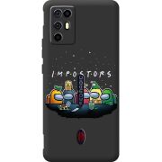 Чорний чохол BoxFace Nubia RedMagic 6R Among Us Impostors