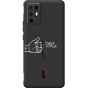 Чорний чохол BoxFace Nubia RedMagic 6R Pew Pew