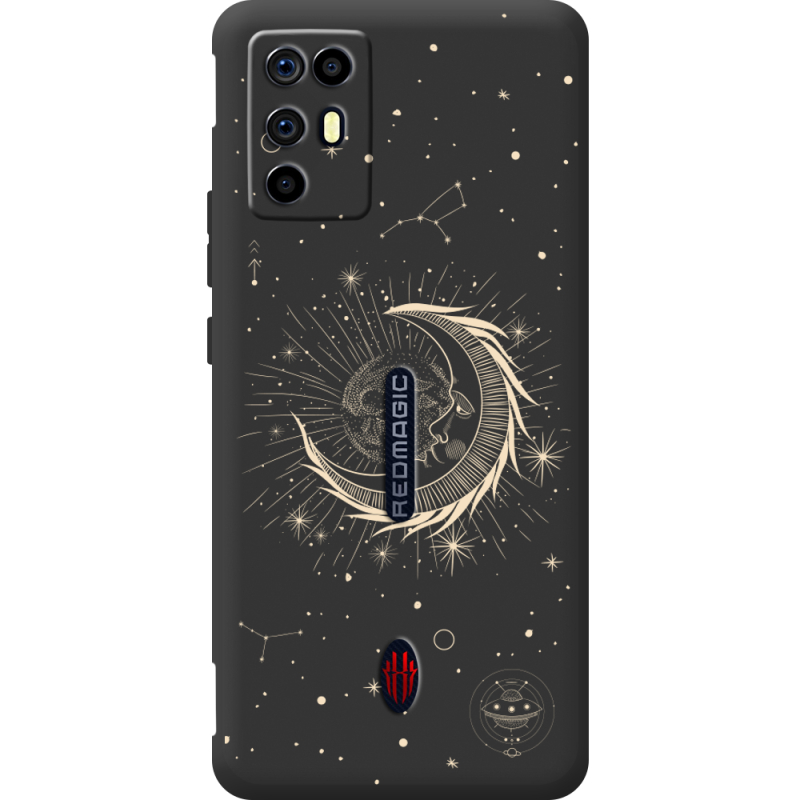 Чорний чохол BoxFace Nubia RedMagic 6R Moon