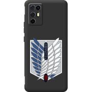 Чорний чохол BoxFace Nubia RedMagic 6R Атака Титанов Крылья Свободы