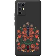 Чорний чохол BoxFace Nubia RedMagic 6R Ukrainian Ornament