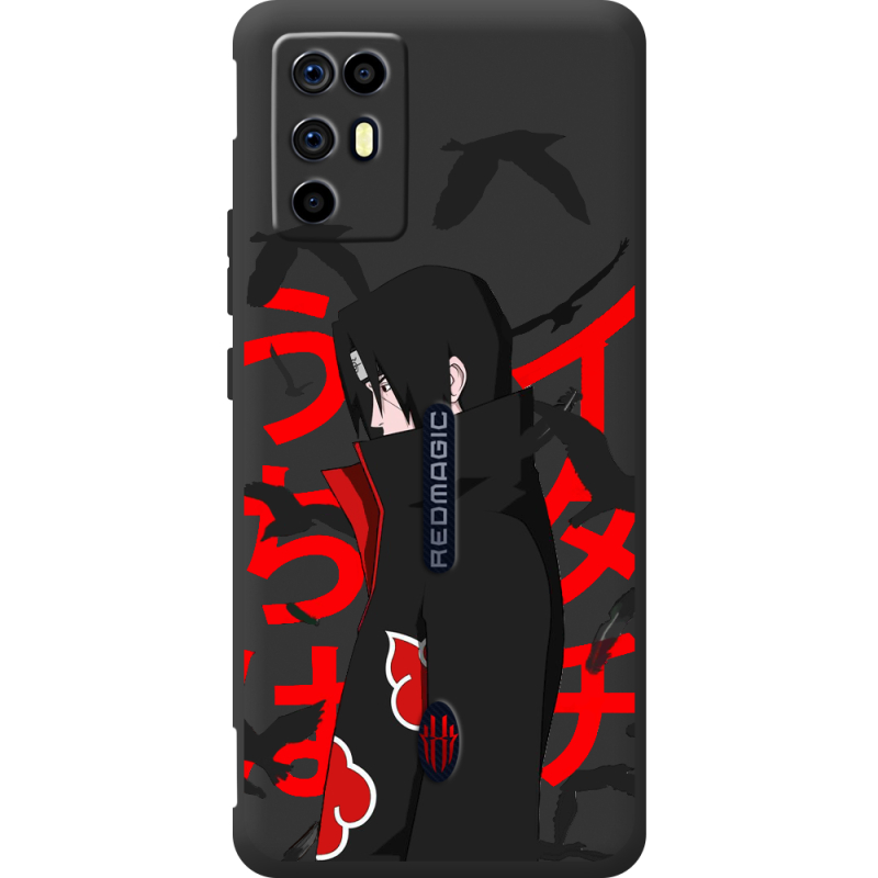 Чорний чохол BoxFace Nubia RedMagic 6R Учиха Итачи