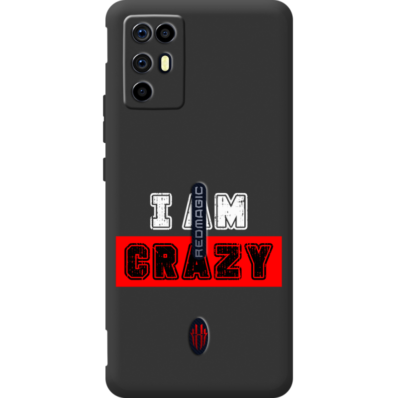 Чорний чохол BoxFace Nubia RedMagic 6R I'm Crazy