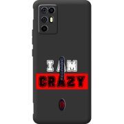 Чорний чохол BoxFace Nubia RedMagic 6R I'm Crazy