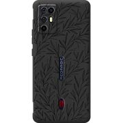 Чорний чохол BoxFace Nubia RedMagic 6R Leaves