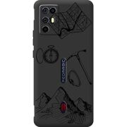 Чорний чохол BoxFace Nubia RedMagic 6R Mountains