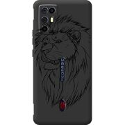Чорний чохол BoxFace Nubia RedMagic 6R Lion