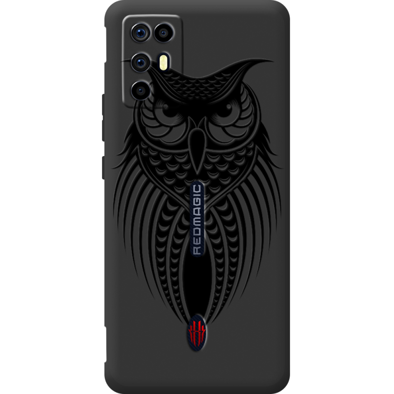 Чорний чохол BoxFace Nubia RedMagic 6R Owl