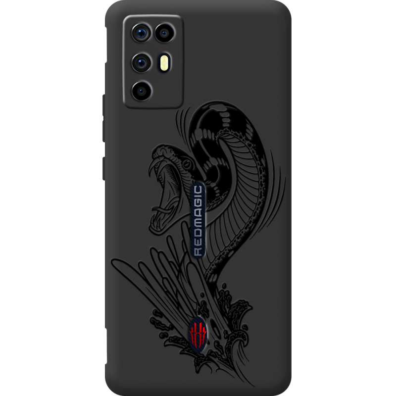 Чорний чохол BoxFace Nubia RedMagic 6R Snake