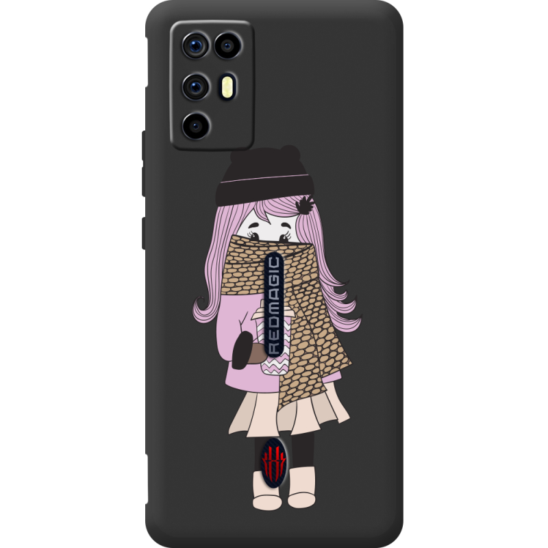Прозорий чохол BoxFace Nubia RedMagic 6R Winter Morning Girl