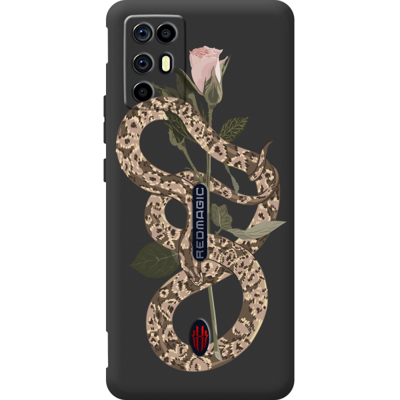 Прозорий чохол BoxFace Nubia RedMagic 6R Glamor Snake