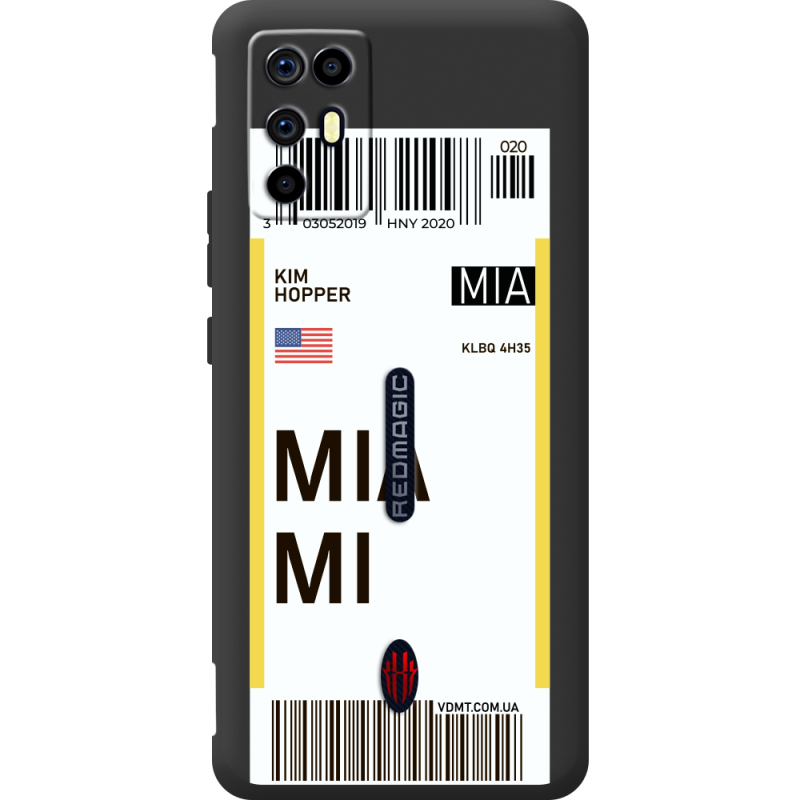 Прозорий чохол BoxFace Nubia RedMagic 6R Ticket Miami