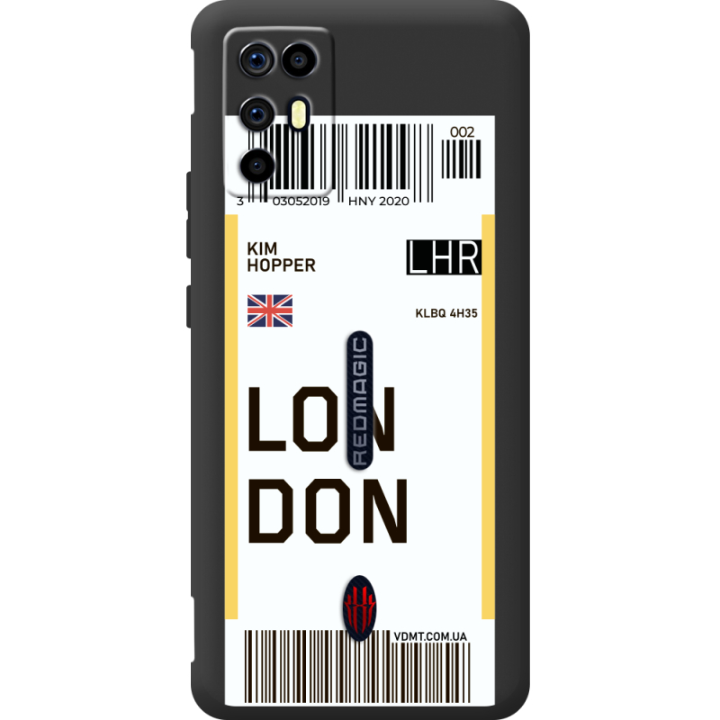 Прозорий чохол BoxFace Nubia RedMagic 6R Ticket London