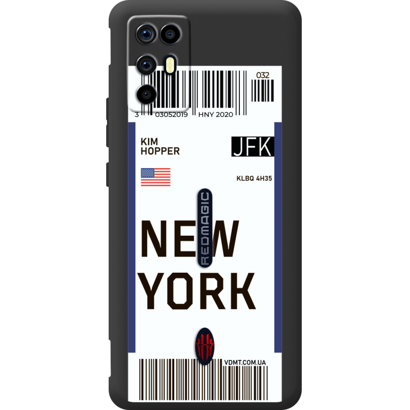 Прозорий чохол BoxFace Nubia RedMagic 6R Ticket New York