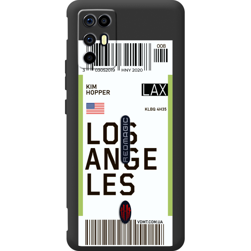 Прозорий чохол BoxFace Nubia RedMagic 6R Ticket Los Angeles