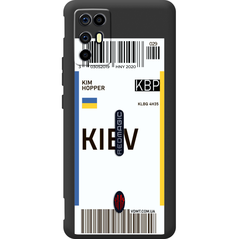 Прозорий чохол BoxFace Nubia RedMagic 6R Ticket Kiev