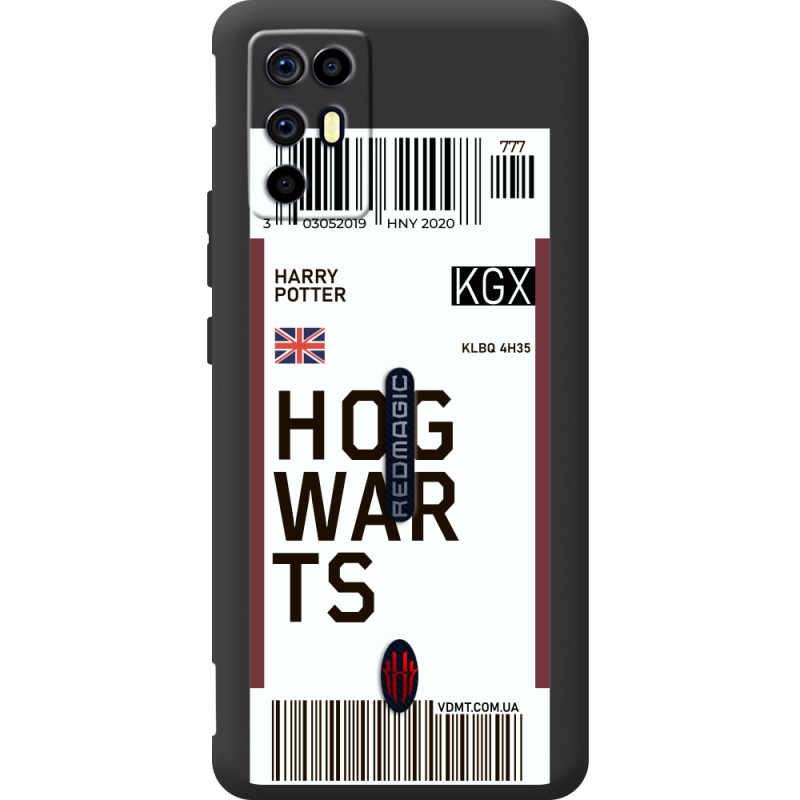 Прозорий чохол BoxFace Nubia RedMagic 6R Ticket Hogwarts