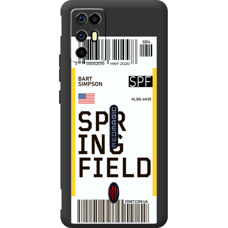 Прозорий чохол BoxFace Nubia RedMagic 6R Ticket Springfield