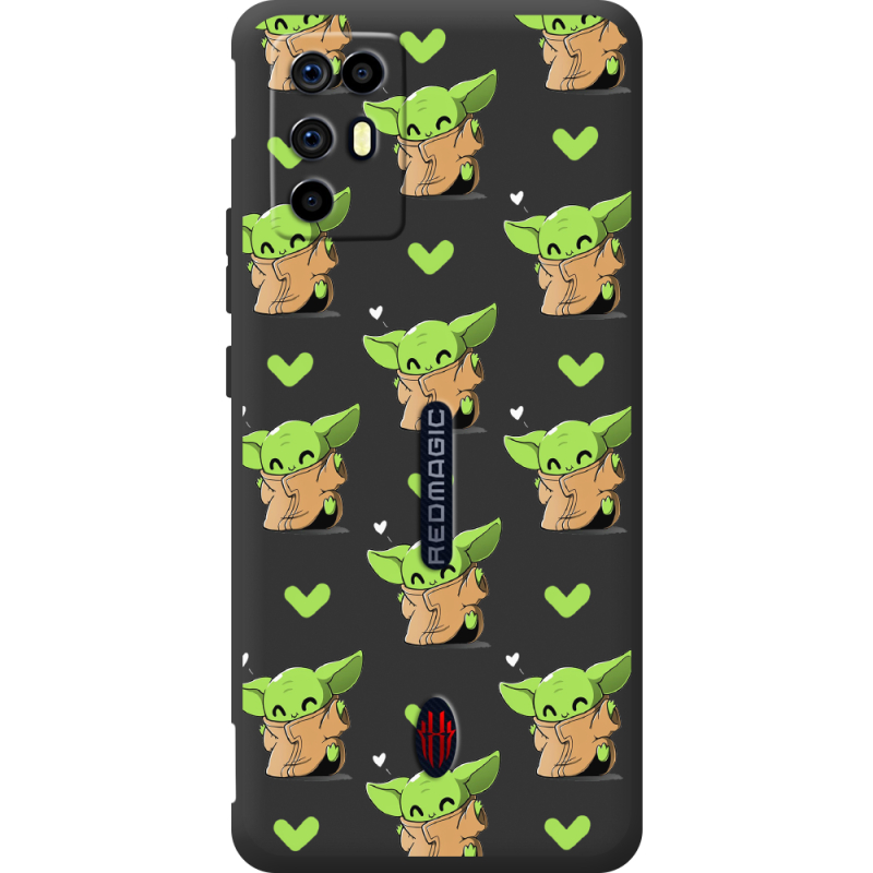 Прозорий чохол BoxFace Nubia RedMagic 6R Pattern Baby Yoda