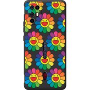 Прозорий чохол BoxFace Nubia RedMagic 6R Hippie Flowers