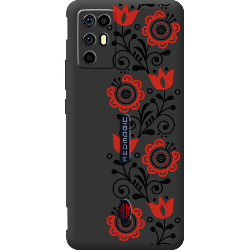Прозорий чохол BoxFace Nubia RedMagic 6R Ethno Ornament