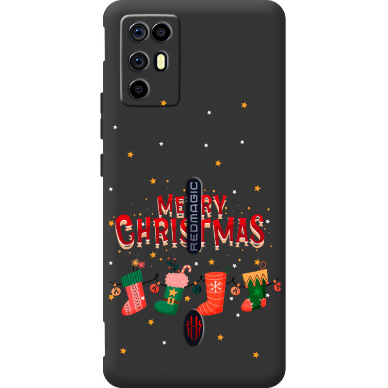 Прозорий чохол BoxFace Nubia RedMagic 6R Merry Christmas