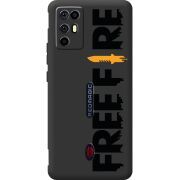 Прозорий чохол BoxFace Nubia RedMagic 6R Free Fire Black Logo