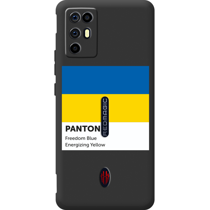Прозорий чохол BoxFace Nubia RedMagic 6R Pantone вільний синій