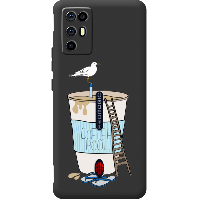 Прозорий чохол BoxFace Nubia RedMagic 6R Segull in Cofee Pool