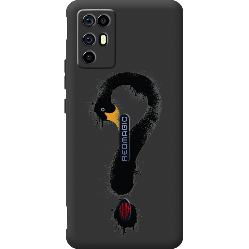 Прозорий чохол BoxFace Nubia RedMagic 6R Swan question